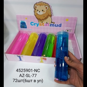 Слайм Сrystall mud с блестками